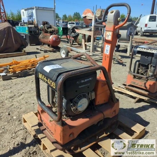 PLATE COMPACTOR, MIKASA MVH-406, SUBARU-ROBIN DIESEL MOTOR