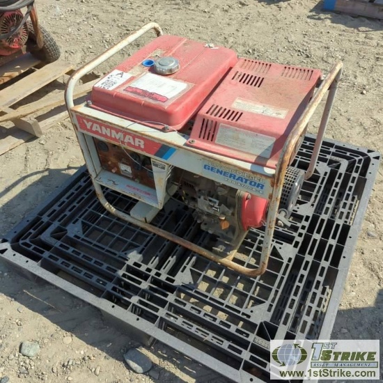 GENERATOR, YANMAR YDG 3700E-E, DIESEL MOTOR