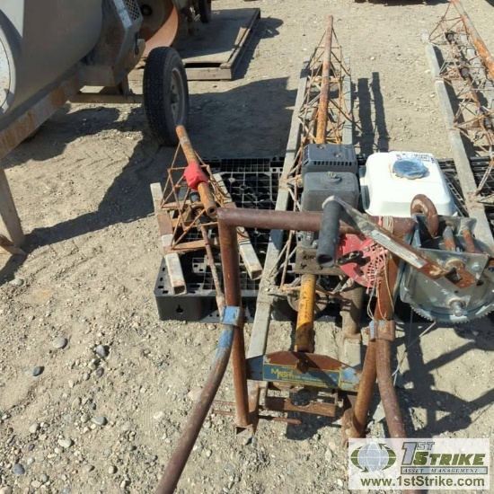 VIBRATORY CONCRETE TRUSS SCREED, HONDA GAS ENGINE
