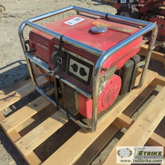 GENERATOR, HONDA EM1600X, GAS MOTOR