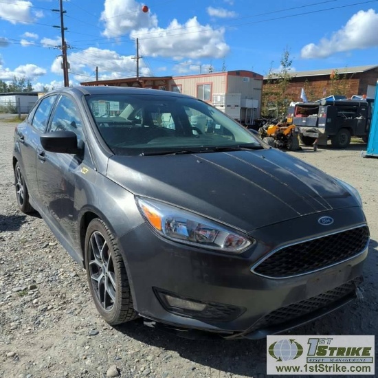 2016 FORD FOCUS SE, 2.0L GAS, FWD. . RECONSTRUCTED TITLE
