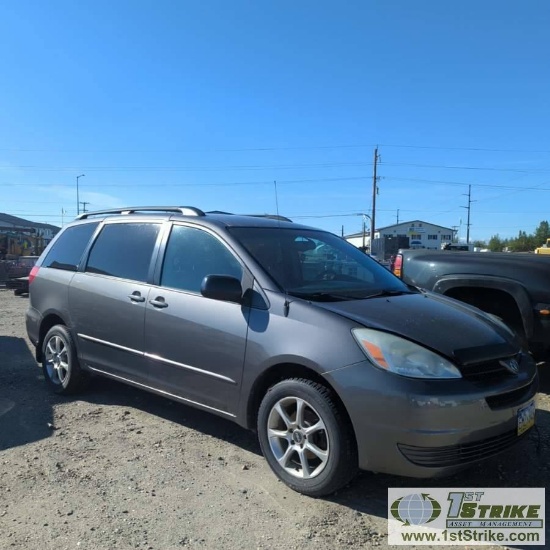 2004 TOYOTA SIENNA LE, 3.3L GAS, AWD. UNKNOWN MECHANICAL PROBLEMS, TRANSMISSION ISSUES