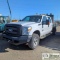 2012 FORD F-350 SUPERDUTY XL, 6.7L POWERSTROKE, 4X4, CREW CAB, 8FT6IN X 6FT10IN FLATBED WITH HEADACH