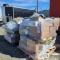 2 PALLETS. ATV PARTS INCL: AXLES, RACKS, PLASTIC COWLINGS, POLARIS, HONDA, SKIDOO