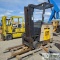 WAREHOUSE FORKLIFT, CROWN RC 3020-40, 3450LB CAPACITY, 190IN LIFT HEIGHT, 36V ELECTRIC, STAND UP TYP