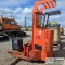 WAREHOUSE FORKLIFT, LEWIS-SHEPHARD NR2F AISLE-MASTER, STAND UP TYPE, 2000LB CAP, 128IN LIFT HEIGHT,