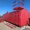 TANK, DOUBLE WALL CONTAINMENT, 10,000GAL, SKID MOUNTED, 108IN W X 30FT L X APPROX 12FT 3IN HIGH, WIT