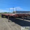 FLAT DECK SEMI TRAILER, STRICK, 40FT DECK, TANDEM AXLE. NO TITLE