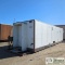 CREW FACILITY, CAMP UNIT, 30FT X 10FT, SKID MOUNTED, 33FT OVERALL LENGTH, W/ KITCHEN, GAS RANGE, SHO