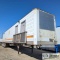 BATHROOM UNIT, 1996 UTILITY SEMI TRAILER TYPE VS3R, TRIPLE AXLE, 53FT, WITH MEN'S AND WOMEN'S ROOMS,