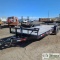 UTILITY TRAILER, 2023 AUGUST METAL WORKS, 83IN X 264IN DECK, PULL OUT RAMPS, TANDEM 7000LB AXLES, 14