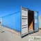 SHIPPING CONTAINER, 40FT, HIGH CUBE, STEEL CONSTRUCTION, WITH SHELVING