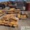 3 PALLETS. MISC HEAVY EQUIPMENT WEAR PARTS, INCLUDING: CUTTING EDGES