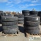 2 PALLETS. 8 EACH. HEAVY TRUCK AND TRAILER TIRES INCL: 11R 24.5, , 12R 22.5