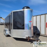 CAMP TRAILER, 2006 J&L'S CARGO EXPRESS, MODEL CARGO EXPRESS, 14FT WITH 4FT V-NOSE, TANDEM AXLE