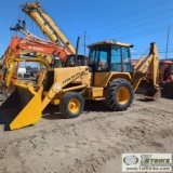 BACKHOE, 1983 JOHN DEERE 510B, EROPS, GP LOADER BUCKET, REAR TRENCH BUCKET