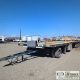 AIRCRAFT CARGO TRAILER, 2017 WEST-MARK, 40FT X 11FT 2IN ROLLER DECK, TANDEM AXLE REAR WITH FRONT STE