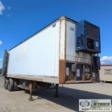 SEMI REEFER VAN TRAILER, 1996 WABASHI MODEL D RSA 102 30, 30FT INSULATED BOX, TANDEM AXLE, 68,000LB