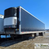 SEMI REEFER VAN TRAILER, 2006 UTILITY, 48FT INSULATED BOX, TANDEM AXLE, 65,000LB GVWR, CARRIER GENES