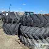 1 ASSORTMENT. HEAVY EQUIPMENT TIRES, INCLUDING: 2EA 28L-26 FIRESTONE FORESTRY SPECIAL WITH 1EA WHEEL