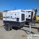 GENERATOR, WACKER G25, 19.5KW/24.4KVA 3-PHASE, 16KW/16KVA SINGLE PHASE, 4 CYLINDER ISUZU DIESEL,  SI