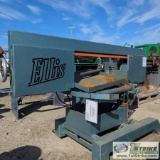 HORIZONTAL BAND SAW, ELLIS MITER BAND SAW MODEL 4000, UP TO 13 1/2IN ROUND MATERIAL AT 45 DEGREES OR