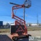 ELECTRIC MANLIFT, 1985 ROTO ZOOM 40, 24V, 350LB CAPACITY, 34FT MAX PLATFORM HEIGHT