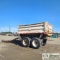 END DUMP PUP TRAILER, TANDEM AXLE. NO TITLE