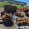 5 PALLETS. DOZER PARTS, JOHN DEERE 850K TRACKS AND ROLLERS