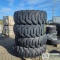 4 EACH. HEAVY EQUIPMENT TIRES, 17.5 X 25