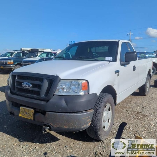2005 FORD F-150 XL, 4.6L TRITON, 4X4, SINGLE CAB, LONG BED. UNKNOWN MECHANICAL PROBLEMS