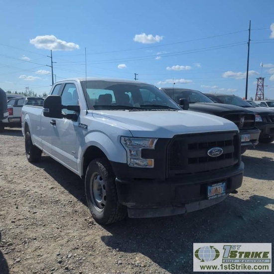 2017 FORD F-150, 3.5L ECOBOOST, 4X4, EXTENDED CAB, LONG BED