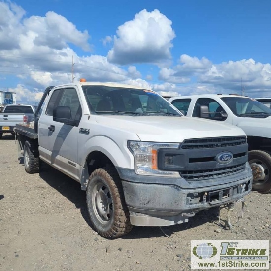 2019 FORD F-150, 3.0L POWERSTROKE, EXTENDED CAB, 7FT FLAT BED. UNKNOWN MECHANICAL PROBLEMS. DOES NOT
