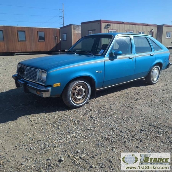 1980 CHEVROLET CHEVETTE, 1.6L GAS. UNKNOWN MECHANICAL PROBLEMS. DOES NOT START