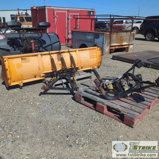 SNOW PLOW, MEYER, 7FT 6IN, W/MOUNT EXTRA PUMP