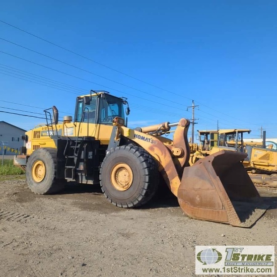 LOADER, 2007 KOMATSU WA500-6, EROPS, W/11FT 7.25YD PIN ON GP BUCKET