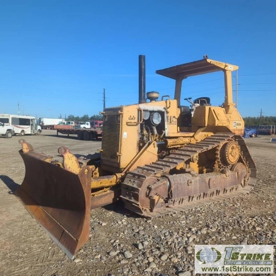 DOZER, 1986 CATERPILLAR D4H HIGH TRACK, OROPS, 6 WAY STRAIGHT BLADE