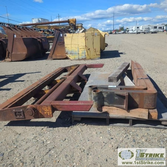 LOADER ATTACHMENT, FORKS, BALDERSON, 8FT TINES, 4.5IN HOOPS. CAT 950