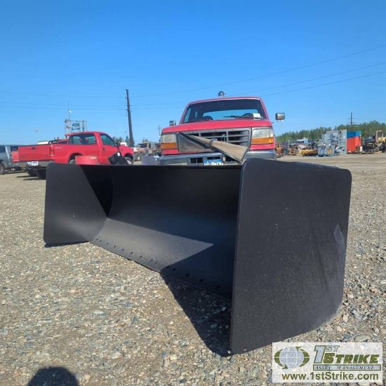 SKIDSTEER ATTACHMENT, 8FT SNOW AND MATERIAL BOX BLADE