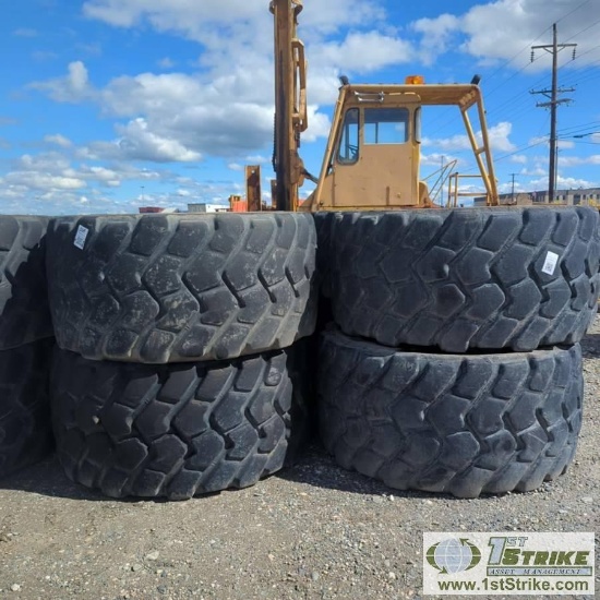 6 EACH. HEAVY EQUIPMENT TIRES, 750/65R25, MICHELIN XAD