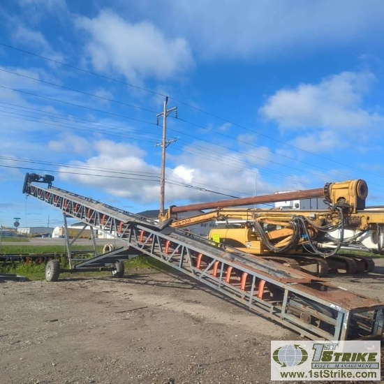JUMP CONVEYOR, SUPER CONVEYOR MODEL 3660, 36IN X 50FT, 3 PHASE ELECTRIC MOTOR