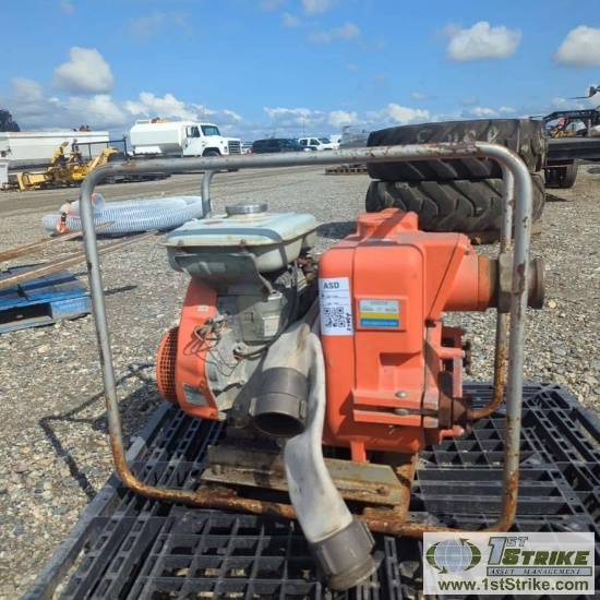 TRASH PUMP, 3IN, KUBOTA GAS MOTOR