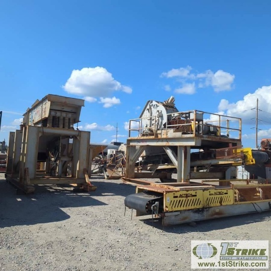 CRUSHER AND FEEDER COMBO INCL: 1EA AC TECH TRIO 4030 HORIZONTAL SHAFT IMPACTOR, 150HP 3 PHASE ELECTR