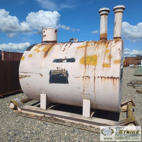 FUEL TANK, APPROX 850GAL, STEEL CONSTRUCTION, DOUBLE WALL, SKID MOUNTED