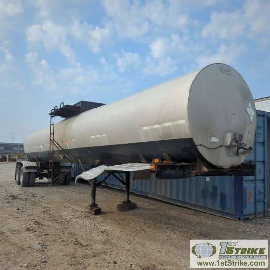SEMI ASPHALT TANK TRAILER, 1995 ETNYRE & CO, TANDEM REAR AXLES, 68000LB GVWR
