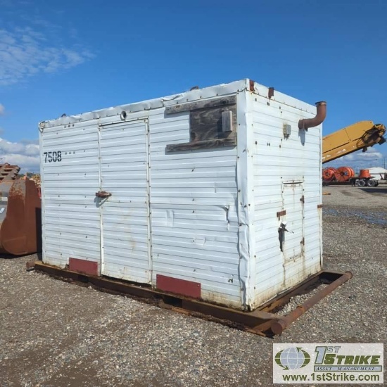 GENERATOR, 75KW KMAG, 93.8 KVA, 60HZ, DETROIT 471, SKID MOUNTED W/ENCLOSURE
