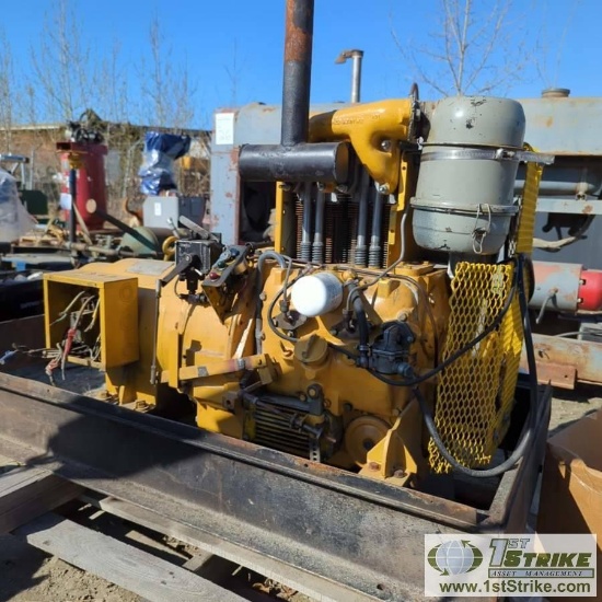 GENERATOR, 2CYL DEUTZ DIESEL F2L912 ENGINE, REBUILT IN 2017