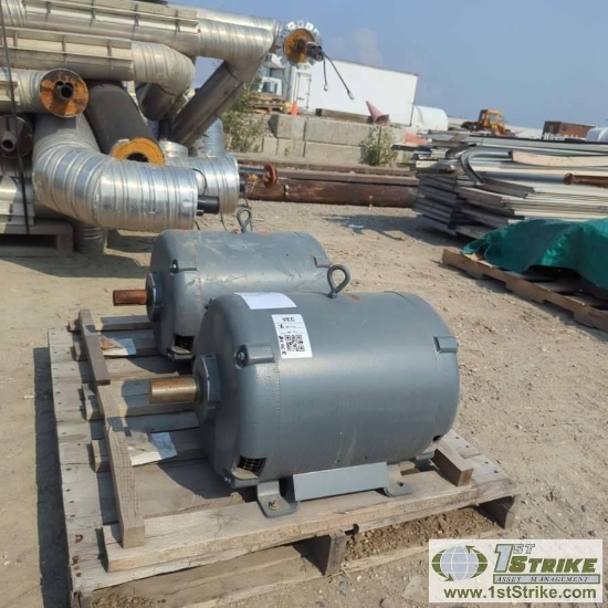 1 PALLET. 2EA ELECTRIC MOTOR, AM-60-36-326TS, 60HP, 208V