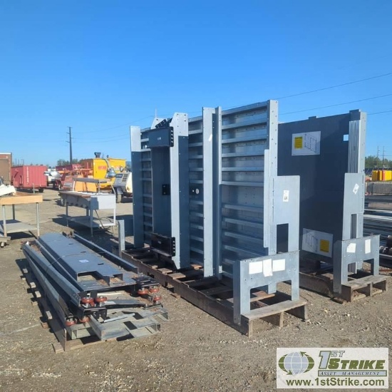 2 EACH. ELEVATOR PLATFORMS WITH SUPPORT STRUCTURE