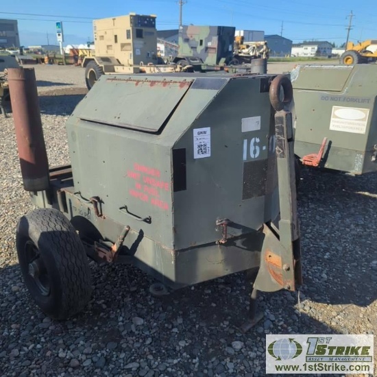 GROUND HEATER, MILITARY H1 TYPE, 1992 ENGINEERED AIR SYSTEMS, SINGLE CYLINDER LISTER PETTER DIESEL,